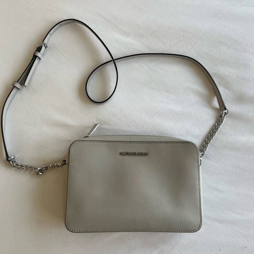 Michael Kors Ginny Medium Leather Crossbody Bag